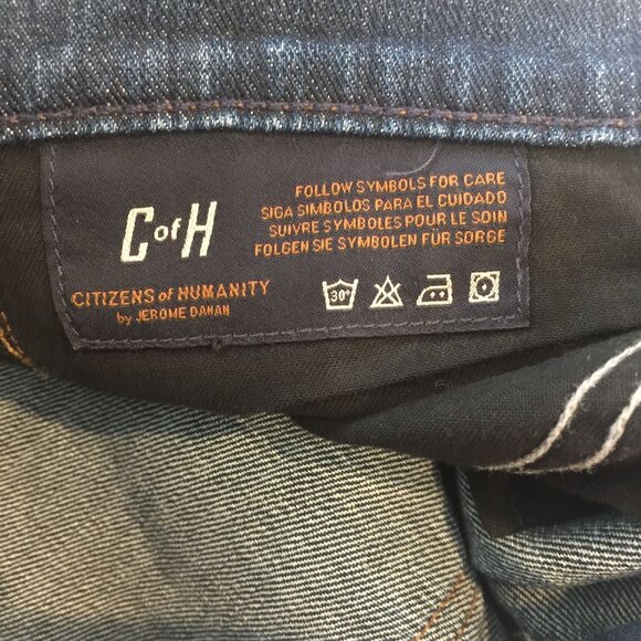 CITIZENS of HUMANITY KELLY Slight Distressing Low Rise Bootcut Leg Ladies Size 2 - Picture 4 of 5